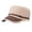 Beige, variant on Cadet Army Cap for Men Women Military Corps Hat Flat Top Cap