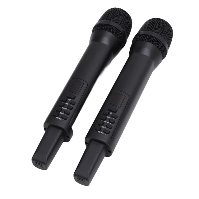 Micrófono, Botones de Rendimiento de Sonido Transparente Botones Intuitivos de Grado Profesional Recargable Con Adaptador para Voz