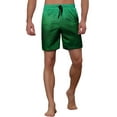 thumbnail image 5 of INSPIRE CHIC Men's Contrasting Colors Patterned Beach Swimming Board Shorts 28 Green, 5 of 5