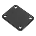 thumbnail image 1 of Electric Guitar Neck Plate, Metal Increase Stability Guitar Neckplate Universal Exquisite  for Replacement Gold,Silver,Black, 1 of 7