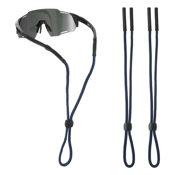 Uxcell Glasses Strap [2pcs] - Eye Glasses Holders Around Neck Use for Men Women - [Deep Blue - 25 IN] Adjustable Sunglasses Lanyard Neck Holders Cord Retainer