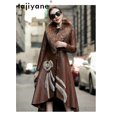 thumbnail image 5 of Chaqueta de plumón de piel de cabra auténtica de Tayikistán para mujer, abrigos largos de invierno, parkas de lujo con cuello de piel de zorro y visón bordado, 5 of 5