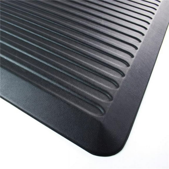 24 x 72 in. AFS TEX 6000x Active Anti fatigue ChairMat, Black