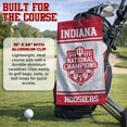 thumbnail image 4 of Toalla de golf Sewing Concepts Indiana Hoosiers 41x61 cm con clip, 4 of 4
