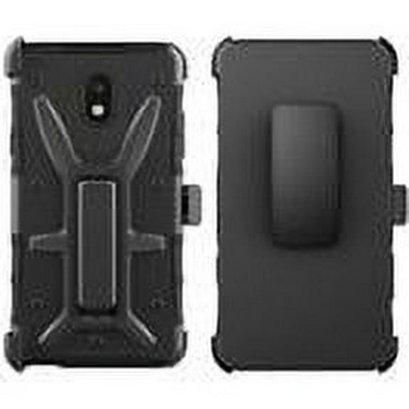 GSA Rugged Kickstand CaseHolster For Samsung Galaxy J7 (2018), J737Black