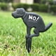 thumbnail image 3 of Arte para jardín Perro para jardín Cartel con código «No Poo» Decoración para jardín Perro para jardín Tarjeta decorativa Adorno artístico decorativo, 3 of 7
