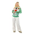 thumbnail image 6 of Socal Look Women's Ugly Christmas Sweater, Long Sleeve Crew Neck Acrylic Holiday Pullover, 2XL, 6 of 7