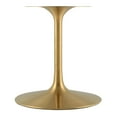 thumbnail image 3 of Lippa 78" Oval Artificial Marble Dining Table, 3 of 6