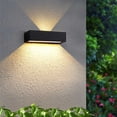 thumbnail image 4 of Naiovety Luz de pared solar Camino al aire libre Parque Patio trasero Calzada Patio Pasarela Calle Camino Escalera Decoración Paisaje Lámpara Iluminación y accesorios Negro Naiovety HA073601-01, 4 of 6