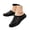 Black, variant on AJGRHE Women's Casual Shoes Casual On Sneakers Breathable Mesh Toe Cover Summer Walking Shoes Soft Sole Outdoor Loafers Grey 37