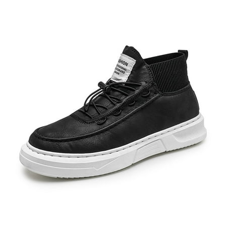 

Skate Shoes for Men High-Top Fashion Casual Sneakers Comfortable Walking Shoes