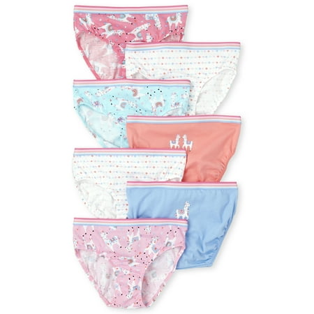 The Children's Place Girls Underwear, 7 Pack Brief Panties, Sizes 4-14