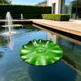thumbnail image 5 of Dongrere 10 Pcs Artificial Floating Lotus Leaf, Fake Water Lily Pad, Fake Lotus Leaves for Pond Basin Fountain & Patio Water Feature Landscape Decor, 11 Inch, 5 of 6