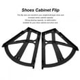 thumbnail image 2 of Tebru Shoes Cabinet Hinges,Furniture Turning Rack,4Pcs/Set Home Furniture Shoes Drawer Cabinet Hinge  Plate Frame Turning Rack Accessory, 2 of 8