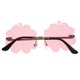 thumbnail image 1 of KAKOWELY Gafas de sol de moda irregulares, gafas sin montura, gafas de sol personalizadas para fiestas y festivales., 1 of 4