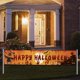 thumbnail image 3 of Grande feliz halloween banner garland garaje jardín fondo festival de vacaciones decoración de pared bandera colgante F BLESIY Cartel de halloween, 3 of 7
