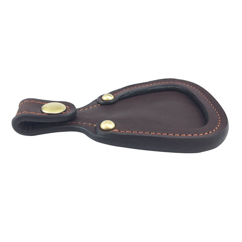 Details about   Tourbon Clay Target Shooting Barrel Protection Toe Rest Genuine Leather Shoe Pad 