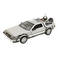 thumbnail image 4 of Welly 1/24 Delorean Volver A El Futuro II Time Machine Metal Plateado, 4 of 7