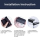 thumbnail image 5 of 4 Packs Solar Fence Lamps 2 Lighting Modes IP65 Waterproof Garden Wall Lamp Stair Step Lamp, 5 of 5