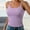 Light Purple, variant on SHITINN Women Spaghetti Strap Neck Ribbed Tank Tops Slim Fitted Camisole Basic Sleeveless Layering Shirts Sleeveless Top Long Padded Top Apparel Bra Dress Top Women Womens Tops Active Top Women