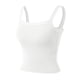 thumbnail image 4 of Camiseta elástica para mujer: sin mangas, tejido suave y transpirable, camiseta informal para combinar con otras prendas o hacer ejercicio. Tallas S/XL., 4 of 6