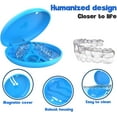 thumbnail image 4 of ARGOMAX-2 PCS Retainer Case Thin and Light Aligner Case, Magnetic Closure Retainer Case, Easy To Carry Retainer Holder Case - Blue., 4 of 6