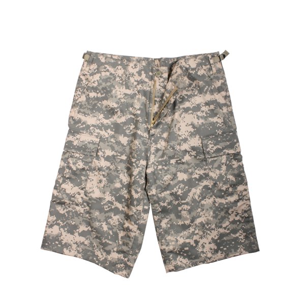 Long Style B.D.U Shorts A.C.U. Digital Camo