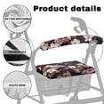 thumbnail image 6 of COEQINE Cherry Blossom Rollator Seat Back Cover Rollator Walker Seat Back Covers Suitable for Parks Walker Seat Set 2 Pack Covers Walker Accessories Easy to Install, 6 of 7