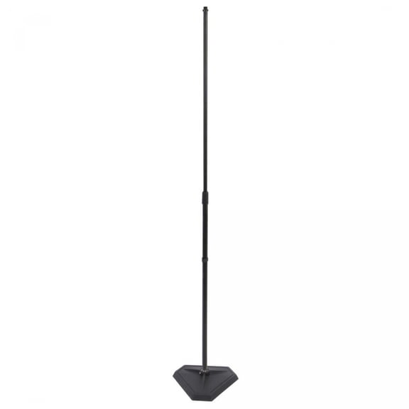 On-Stage MS7625B Hex-Base Quarter-Turn Threadless Mic Stand, Black