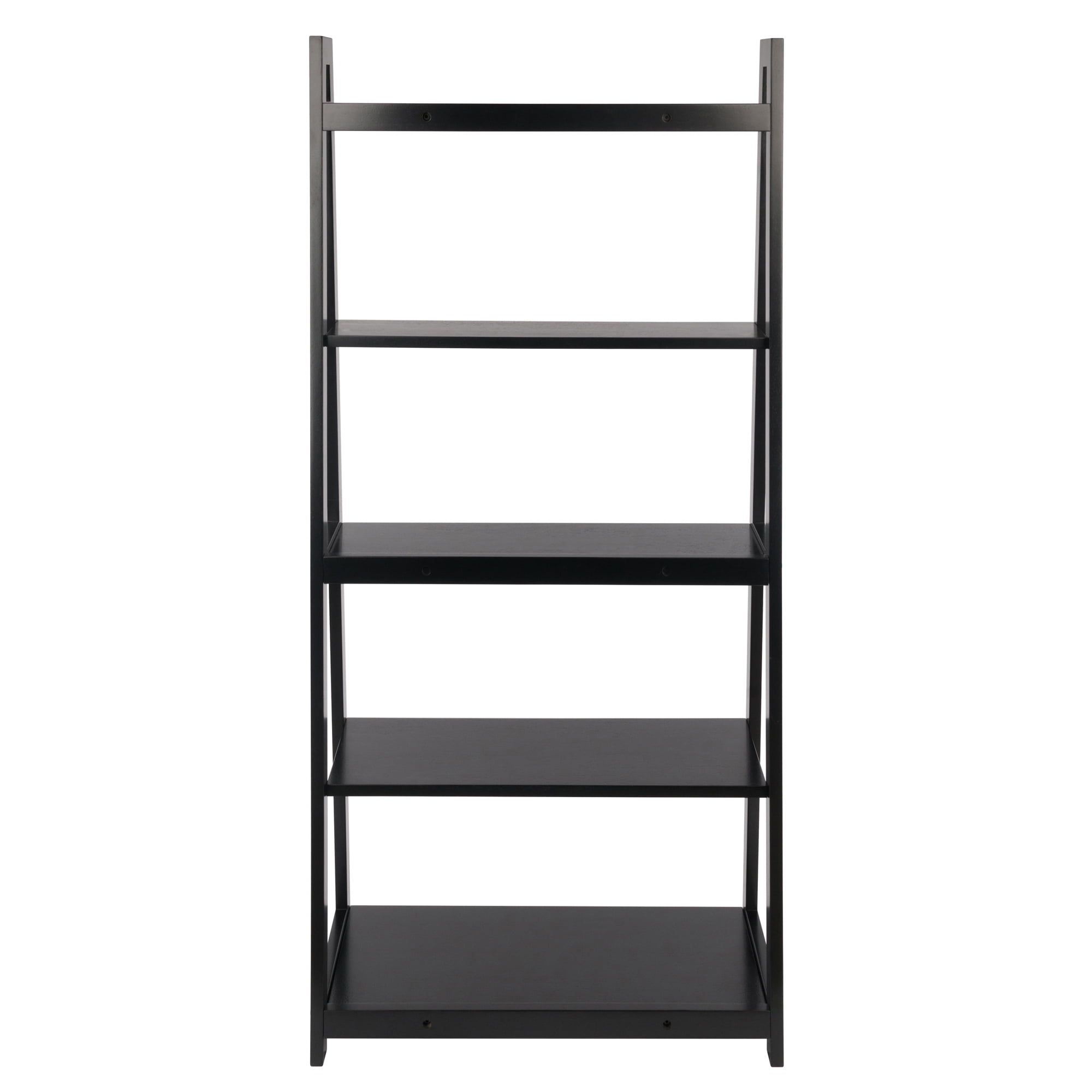 Winsome Adam 5-Tier A-Frame Shelf, Black Finish