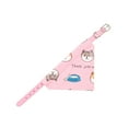 thumbnail image 2 of SPRING PARK Dog Collar Neckerchief Cute Cartoon Printing Adjustable Small Dog Collars Puppy Pet Slobber Towel, 2 of 7