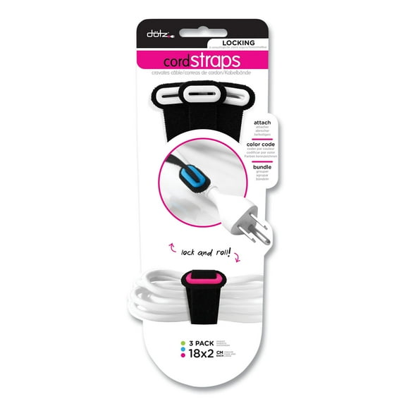 Lee Products 22201 Locking Cord Strap, Black