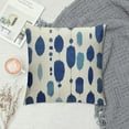 thumbnail image 2 of JEUXUS  Blue and White Dot Pillow Covers  Blue Modern Abstract Stripe Pillows Boho Throw Pillow Covers Farmhouse Pillowcases  Cushion Cover for Couch Bed Sofa Chair, 2 of 5