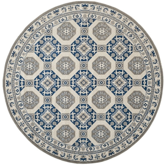 SAFAVIEH Patina Collection PTN320D Blue / Ivory Rug