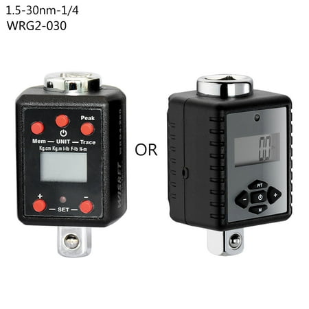 

Digital High Torque Wrench 1.5-1000nm Adapter 1/4 3/8 1/2 3/4 Drive Microtorque
