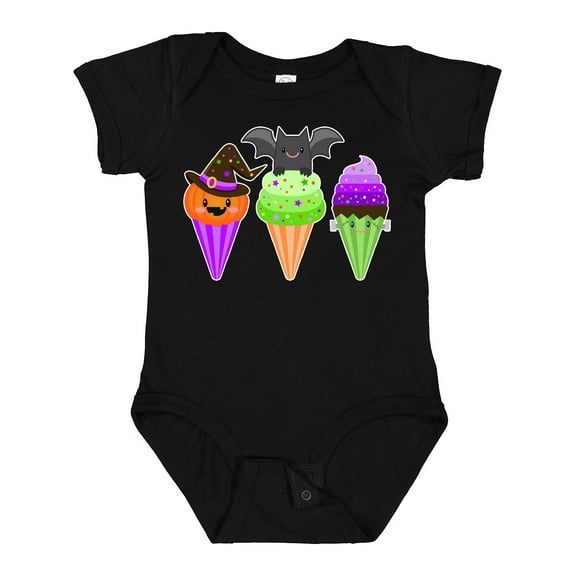 Inktastic Halloween Ice Cream Cones Boys or Girls Baby Bodysuit