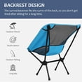 thumbnail image 3 of Silla Plegable Portátil, Silla De Pesca Ligera, Asiento De Tela Oxford 600D, Silla De Playa Para Pícnic Al Aire Libre, Barbacoa Con Bolsa De Almacenamiento Sweethay OD016568-02, 3 of 6