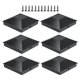 thumbnail image 4 of 6x tapas de postes piramidales, cubiertas para postes de valla, reemplaza postes de decoración al aire libre, tapas superiores para terrazas de 4x4,, 4 of 8