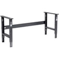 thumbnail image 3 of Adjustable Height Workbench C-Channel Leg, 72"W x 30"D, 1-3/4" Maple Top Safety Edge, Black, 3 of 6