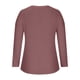 thumbnail image 5 of Camisas Para Mujer Moda Manga Larga Cuello en V Jersey Color Sólido Blusa Casual Tops Odeerbi  ODB128987, 5 of 8