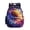 Basketball Galaxy Print Blue Violet, variant on SEANATIVE Girls Boys School Backpack Printed Bookbag for Kids 17 Inch Lightweight Large Capacity School Bag with Side Water Bottle Pockets for Travel Outdoor, Horse Black
