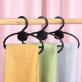 thumbnail image 3 of Colgador de corbatas Wosthever de 20 piezas para ropa negro, 3 of 6