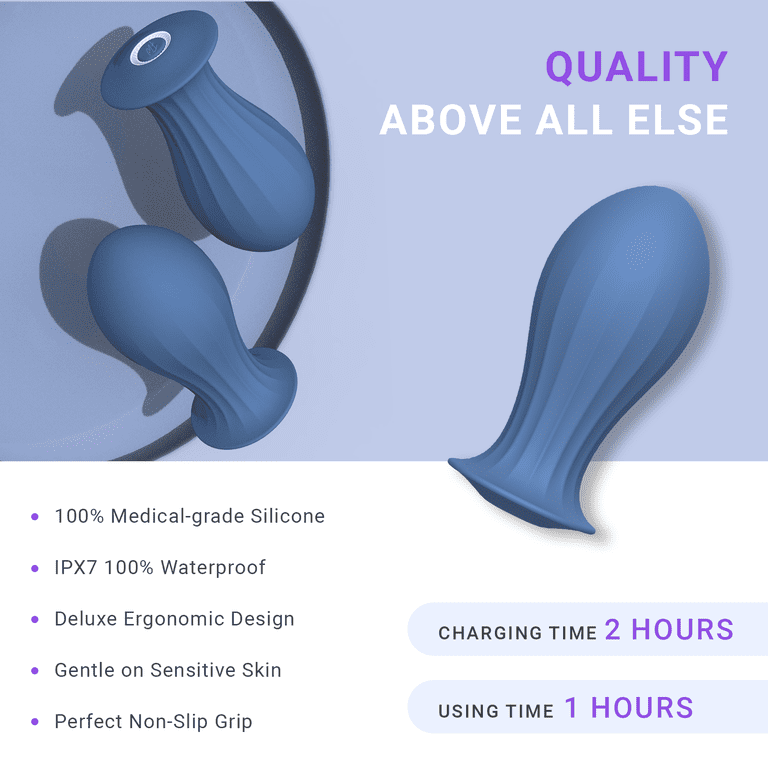 medical anal plug Buy the Double Tunnel Anal Plug Extra Large in Clear main image 1