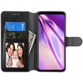thumbnail image 2 of Google Pixel 4 XL Phone Case Leather Flip Wallet Case Stand Pouch Folio Book Style Magnetic Buckle with Credit Card / ID Slots Holder & Money Cash Pokcet [Kickstand] BLACK Cover for Google Pixel 4 XL, 2 of 4