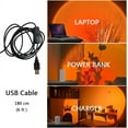 thumbnail image 4 of shiyou-Sunset Lamp Projection, 16 Colors Changing Projector LED Mellow Floor Lamp Rainbow Night Light 360 Degree Rotation for Photography/Party/Home Decor, 4 of 4