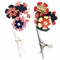 thumbnail image 1 of Descuentos Imperdibles, Kit de tarjetas de felicitación con flores perfumadas para el Día de la Independencia Akmoler, 1 of 4
