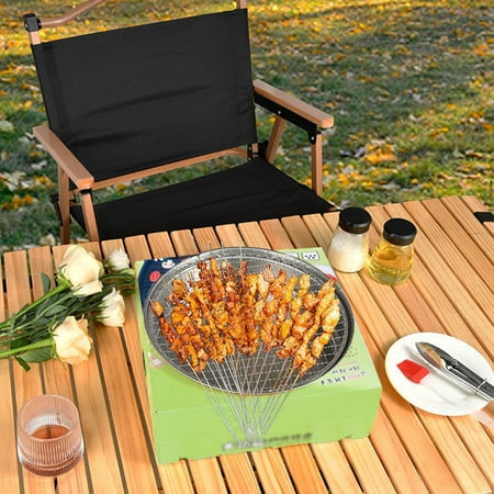 2023 Summer Home and Kitchen Gadgets Savings Clearance! WJSXC Portable Charcoal Grill  Disposable Portable Charcoal Grill for Camping Outdoor Camping Picnic (Carbon Not Included) White