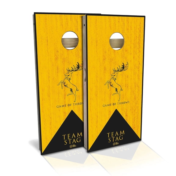 Skip's Garage | Team Stag Cornhole Board Set | Includes Boards & Bags | Choose Your Size & Accessories