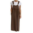 thumbnail image 2 of Ayolanni Pinafore Dresses for Women Plus Size Elegant Pinafore Brown Solid Maxi Dresses Dresses for Teens In Store L, 2 of 6