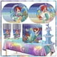thumbnail image 2 of Suministros de decoración para fiesta de cumpleaños de La Sirenita de Disney, plato de papel, servilleta, vaso, mantel, globo, baby shower, 2 of 5
